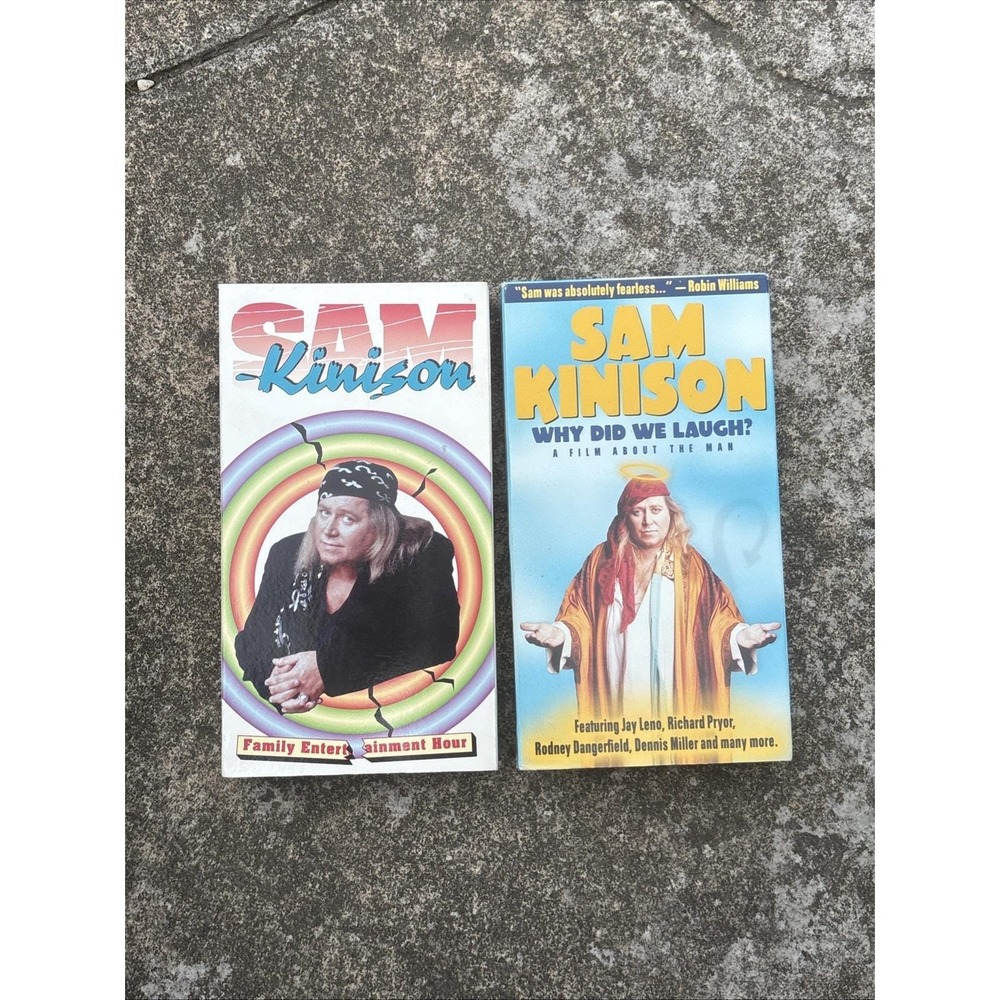 Lot Of 2 Sam Kinison VHS Family Entertainment Hour Why Do We Laugh Comedy